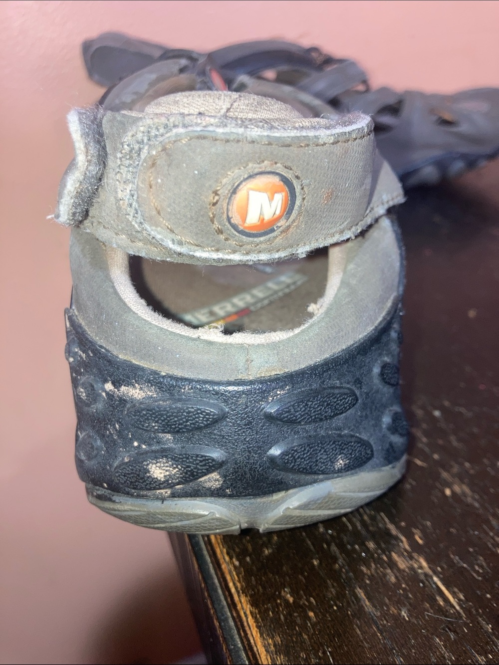 Vintage Merrell Gray Outdoor Hybrid Sandals with Bungee Lacing - Picture 4 of 8